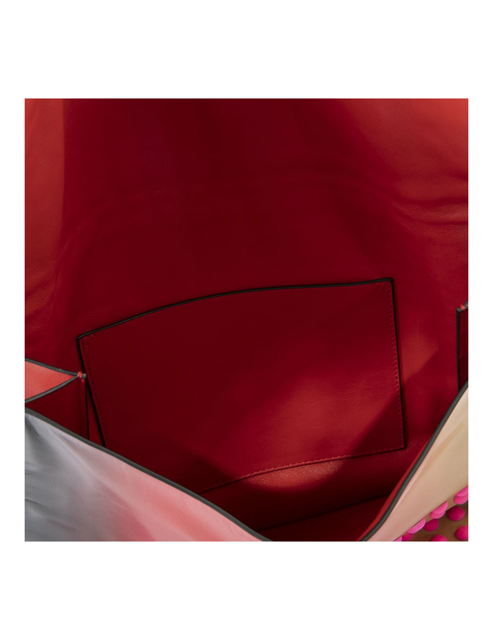 Pochette PROENZA SCHOULER en PVC dégradé de couleurs