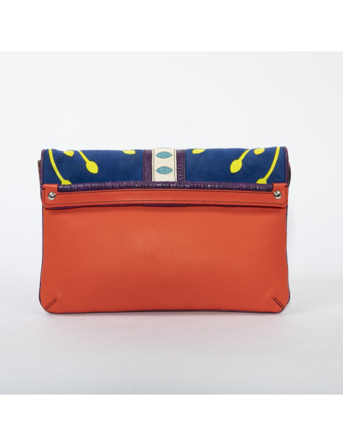 Sac YLIANA YEPEZ cuir et veau velours Toucans