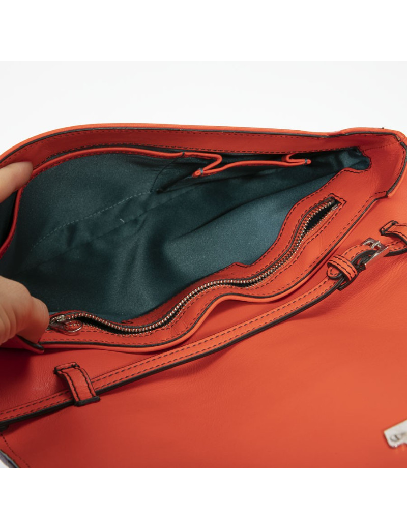 Sac PAULA CADEMARTORI cuir et veau velours Toucans