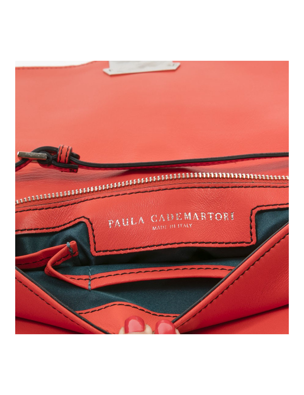 Sac PAULA CADEMARTORI cuir et veau velours Toucans