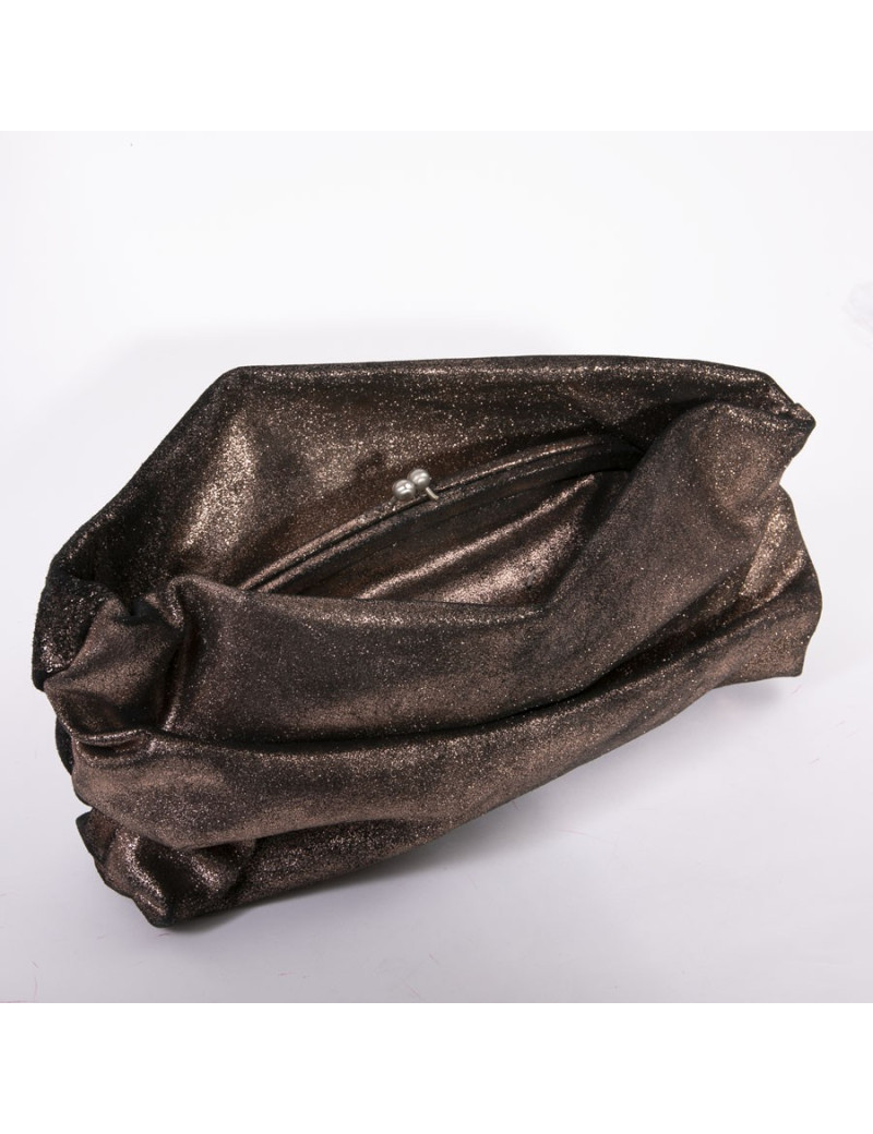 MARTIN MARGIELA golden brown clutch