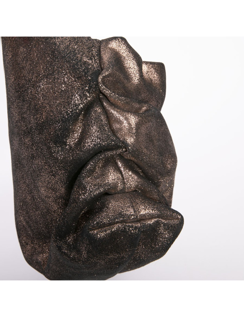 MARTIN MARGIELA golden brown clutch