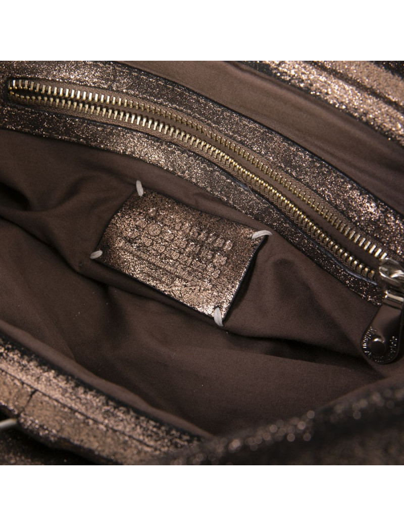 MARTIN MARGIELA golden brown clutch