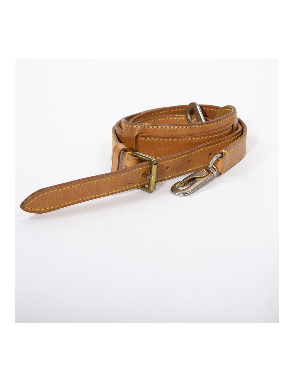 Sac double pochette LOUIS VUITTON toile Monogram marron Vintage