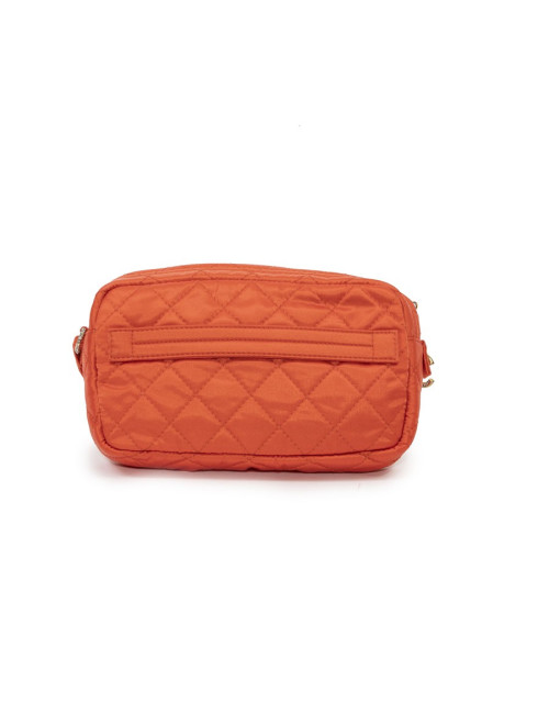 Pochette CHANEL toile parachute orange