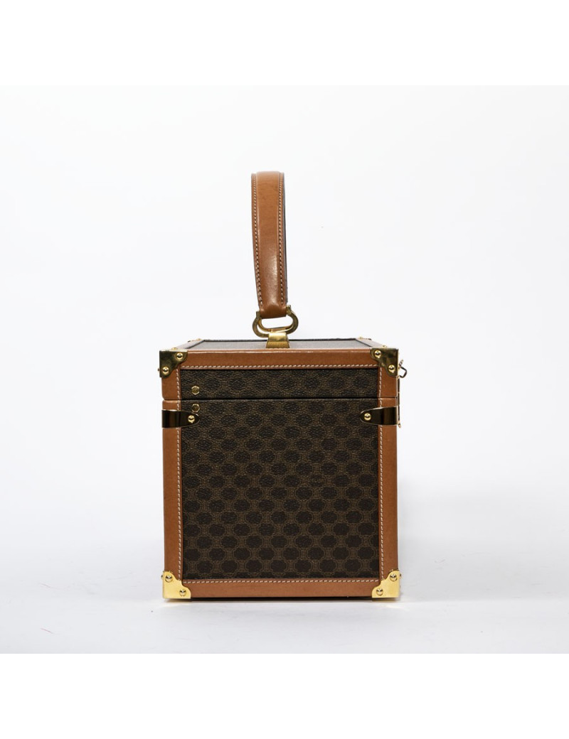 Vanity case CELINE en toile monogram marron