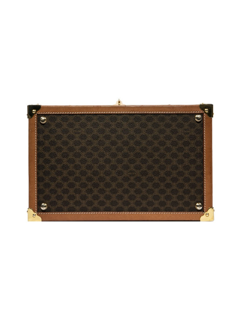 Vanity case CELINE en toile monogram marron