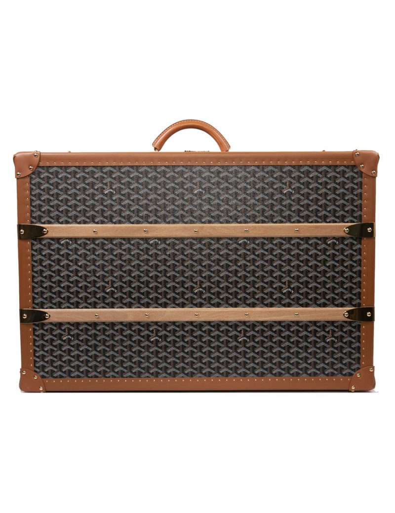 GOYARD Monogram large and rigid travel trunk 