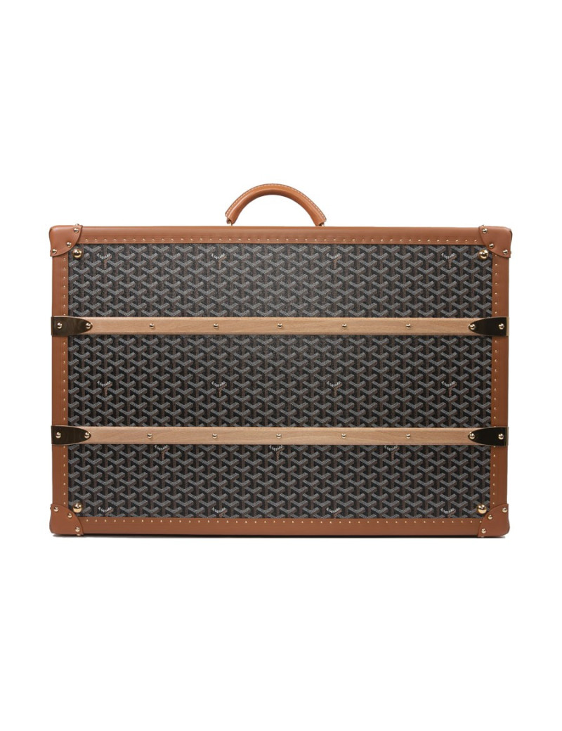 GOYARD Monogram large and rigid travel trunk 