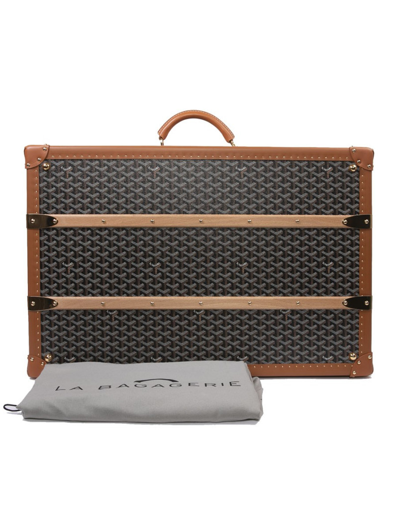 GOYARD Monogram large and rigid travel trunk 