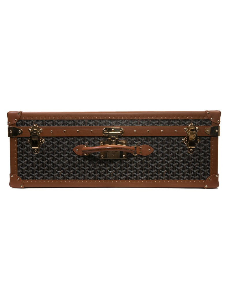GOYARD Monogram large and rigid travel trunk 