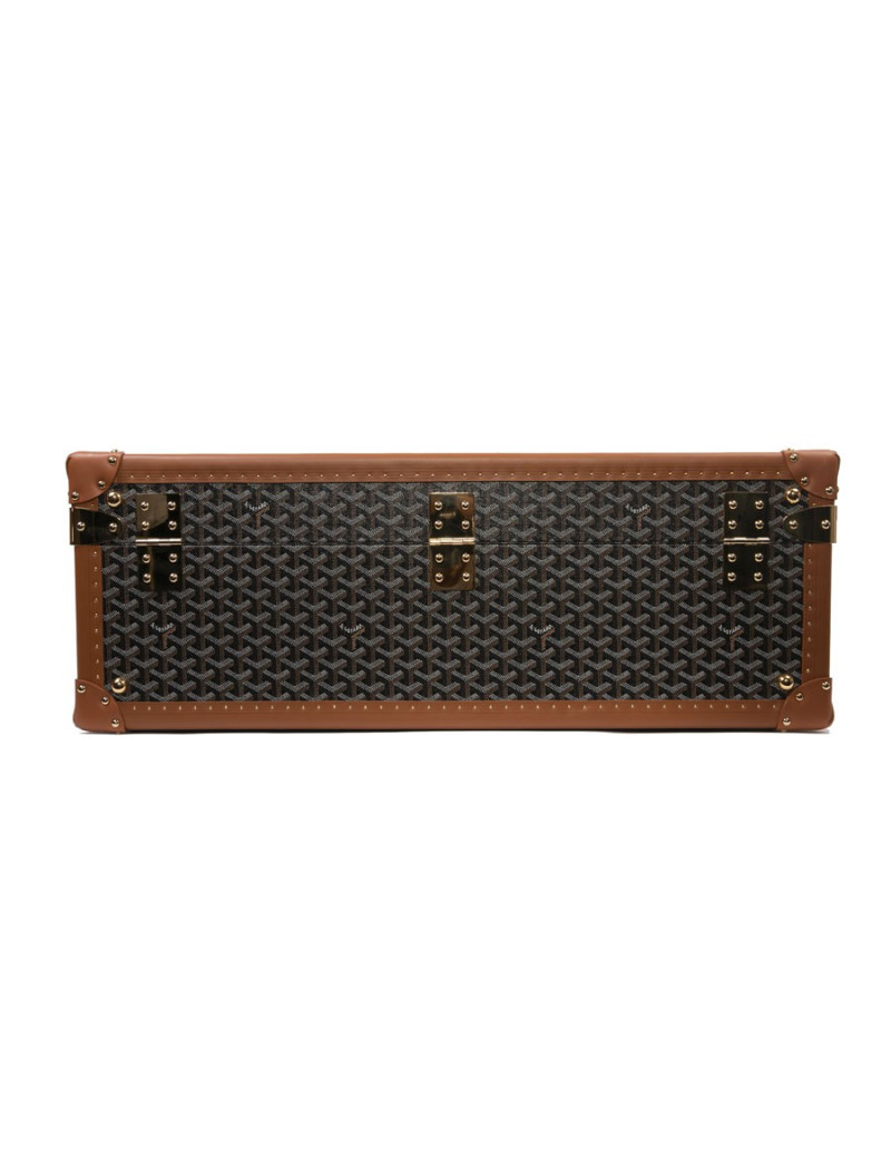 GOYARD Monogram large and rigid travel trunk 