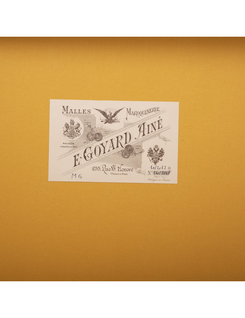 GOYARD Monogram large and rigid travel trunk 