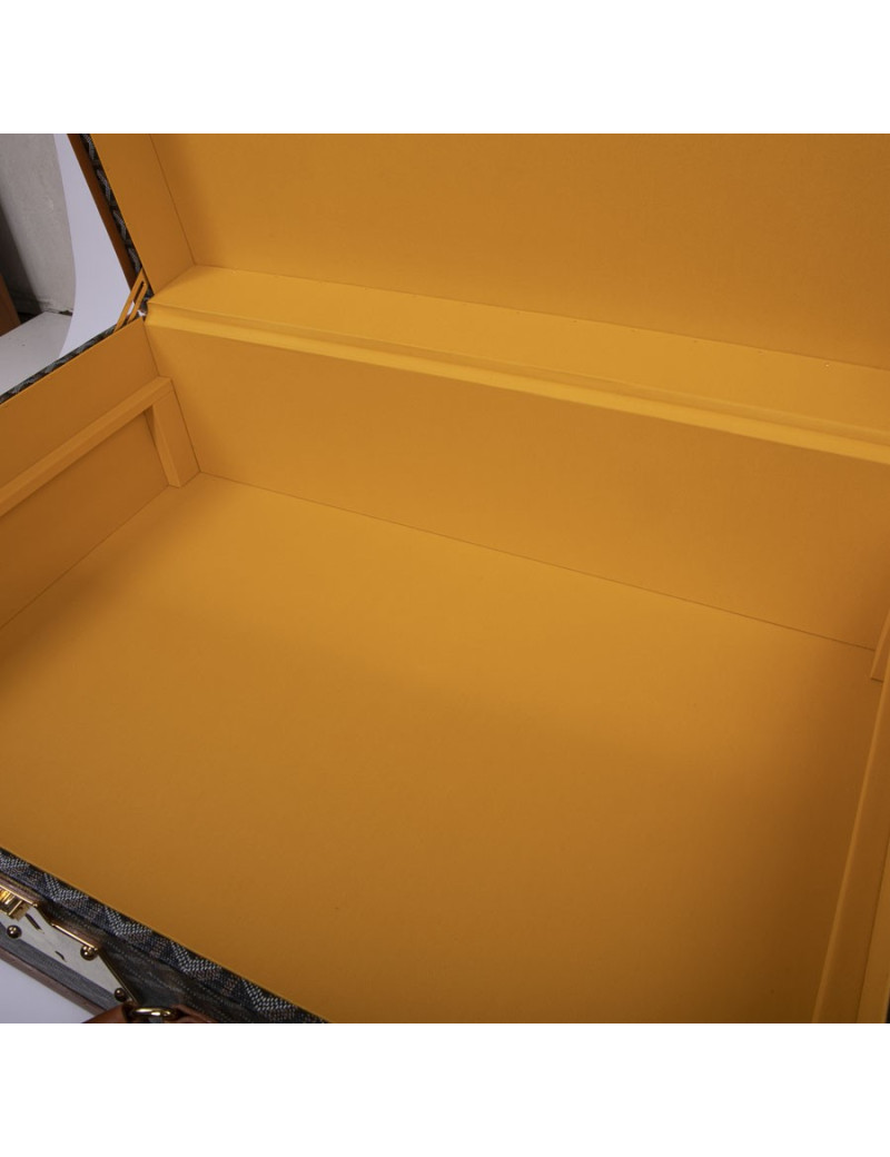 GOYARD Monogram large and rigid travel trunk 