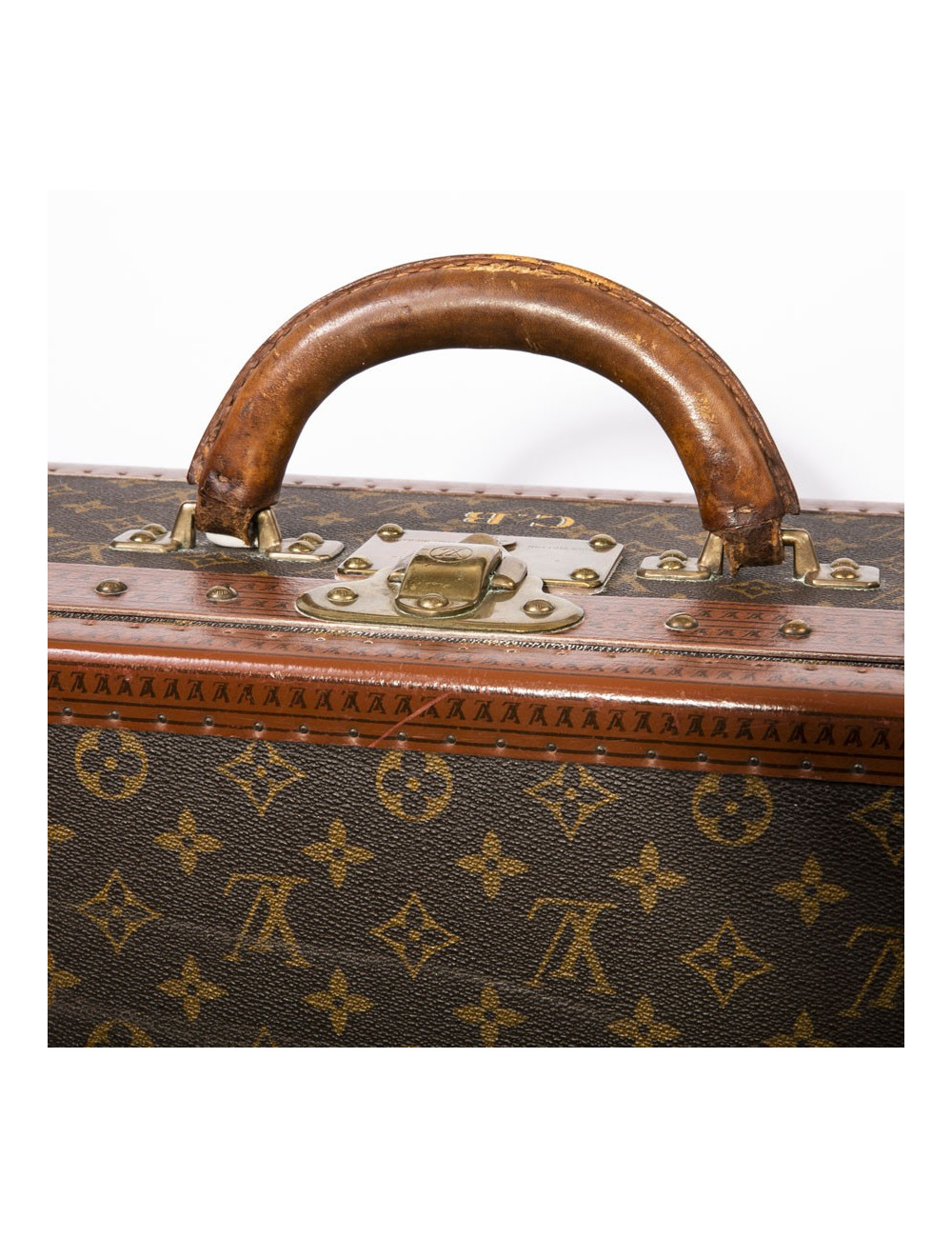 LOUIS VUITTON rigid travel case Bisten 70 monogram LV