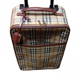 BURBERRY haymarket check original suitcase