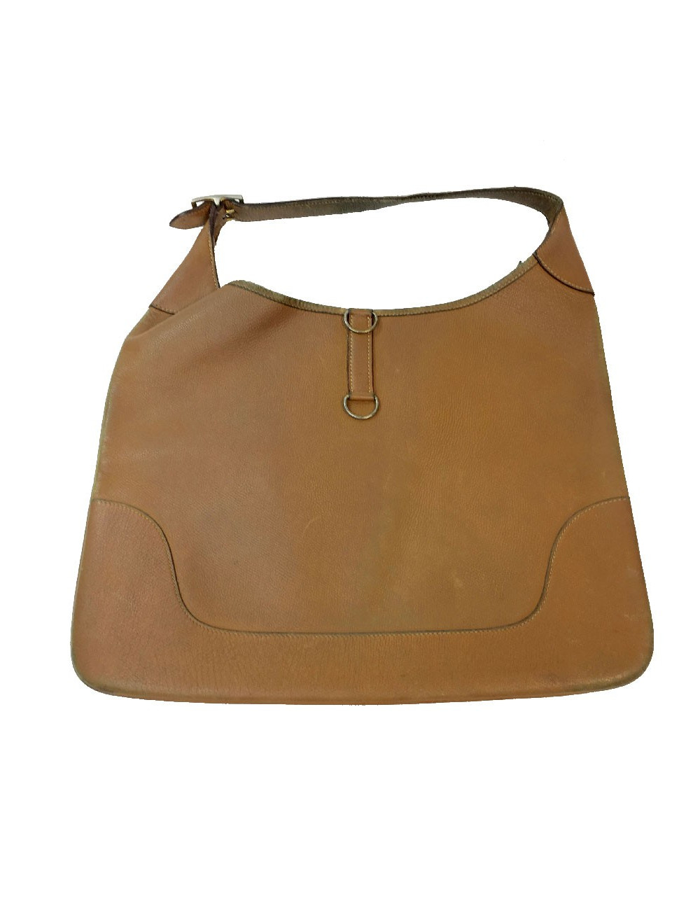 HERMÈS vintage Trim bag gold grained leather