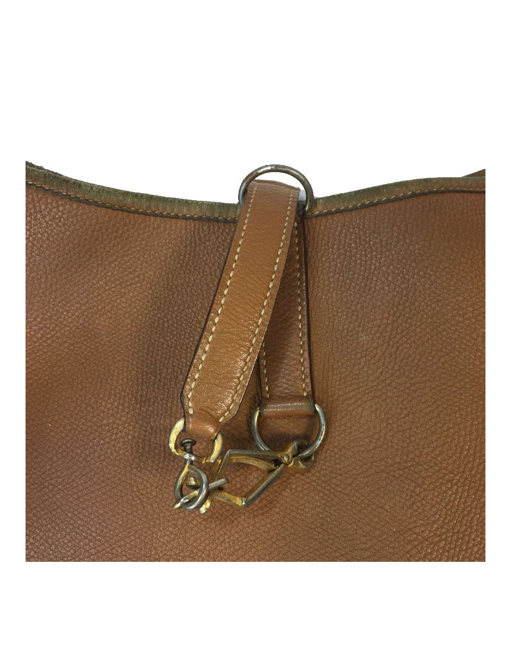 HERMÈS vintage Trim bag gold grained leather