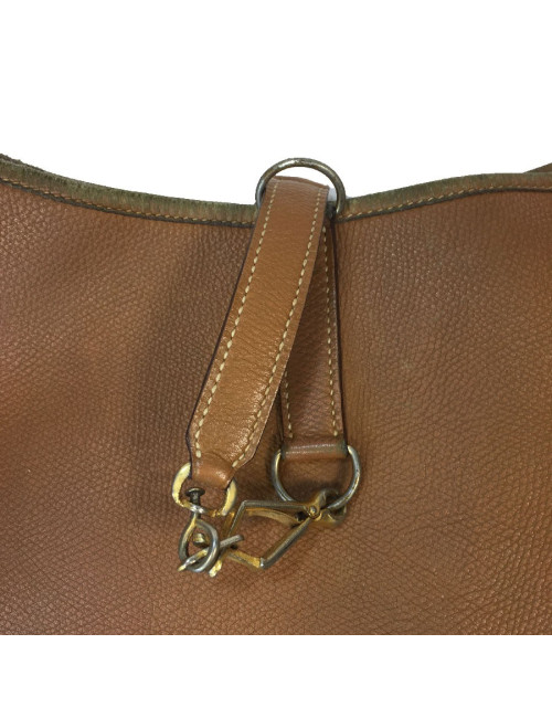 HERMÈS vintage Trim bag gold grained leather