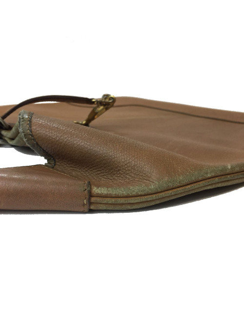 HERMÈS vintage Trim bag gold grained leather