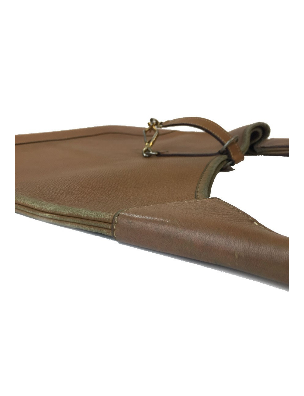 HERMÈS vintage Trim bag gold grained leather