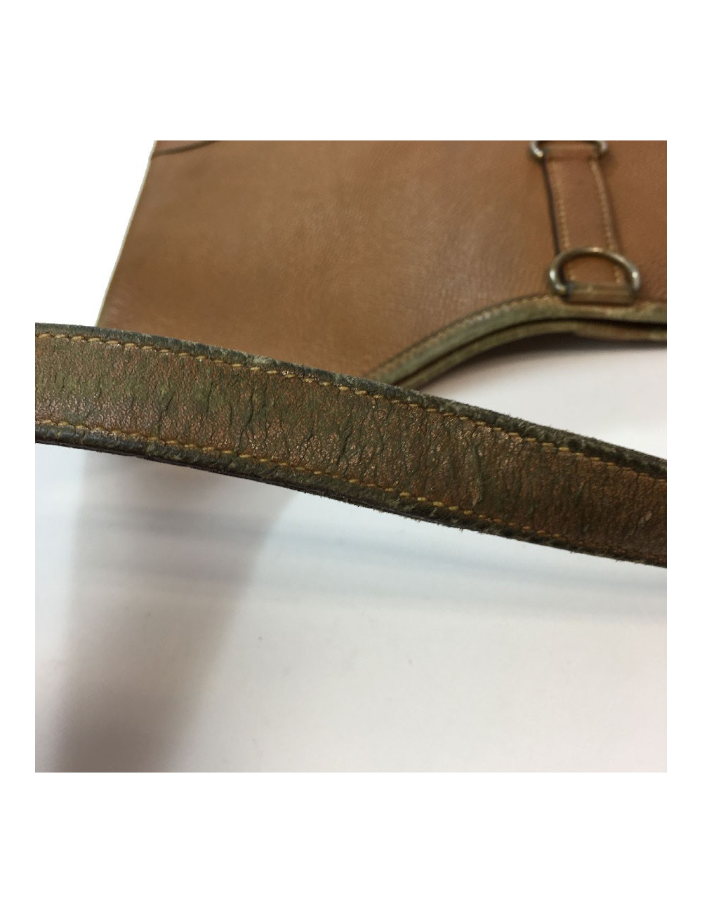 HERMÈS vintage Trim bag gold grained leather