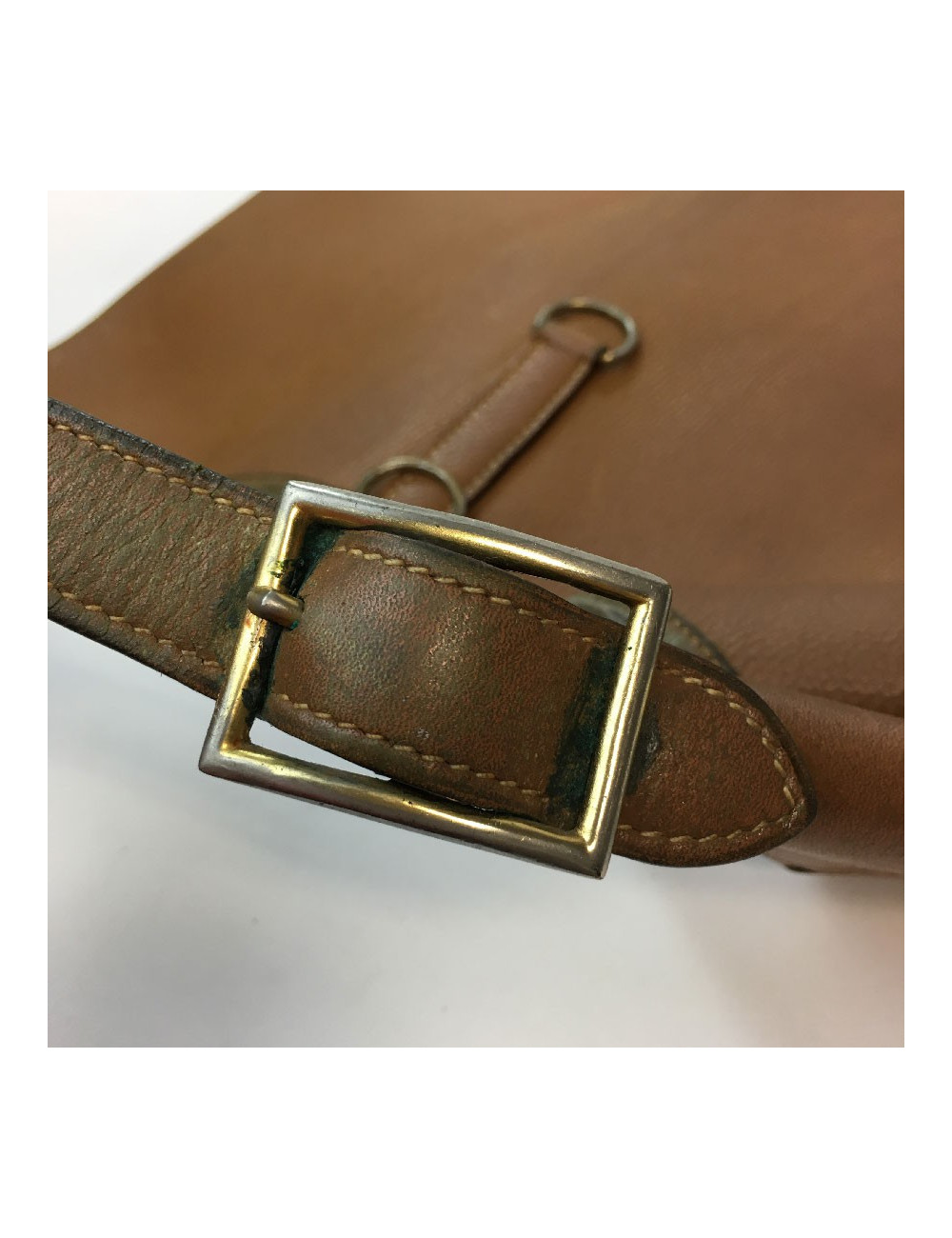 HERMÈS vintage Trim bag gold grained leather