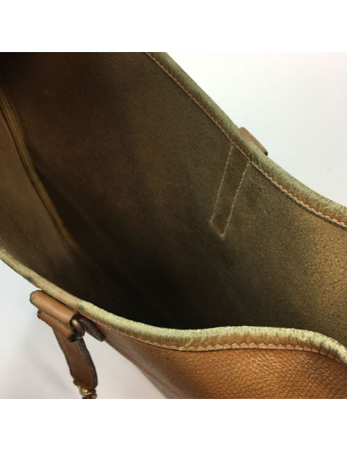 HERMÈS vintage Trim bag gold grained leather