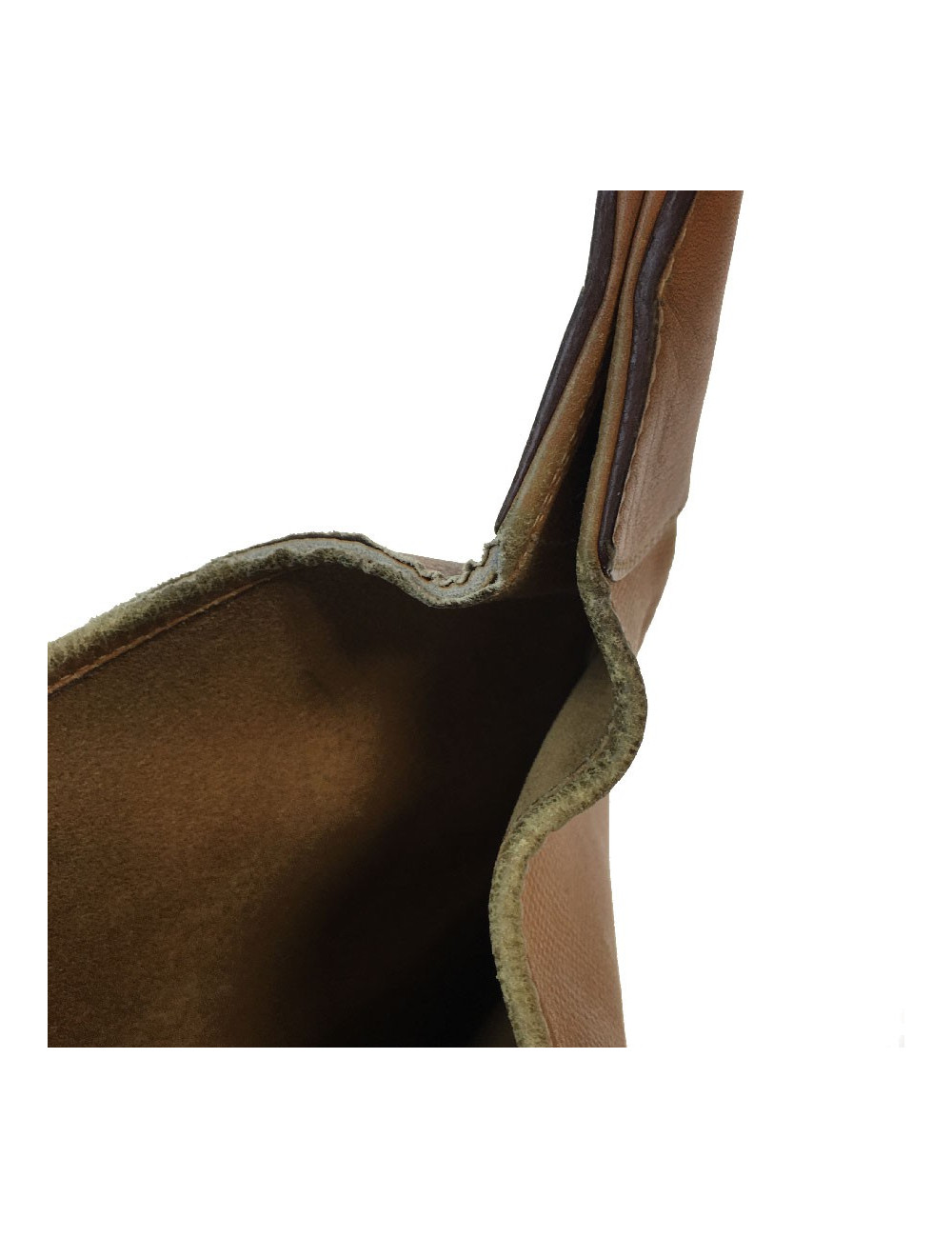 HERMÈS vintage Trim bag gold grained leather