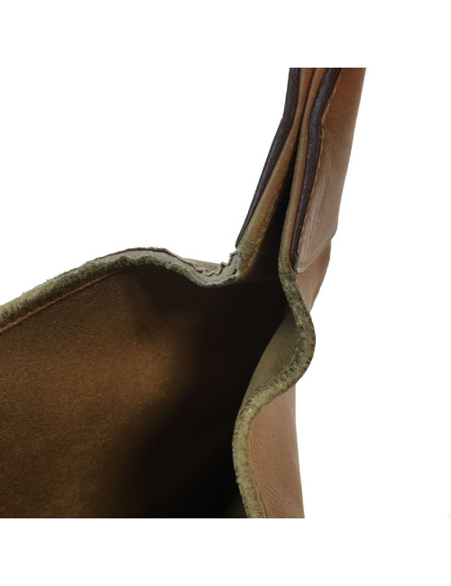 HERMÈS vintage Trim bag gold grained leather