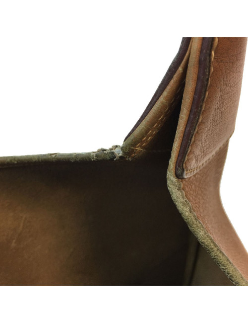 HERMÈS vintage Trim bag gold grained leather