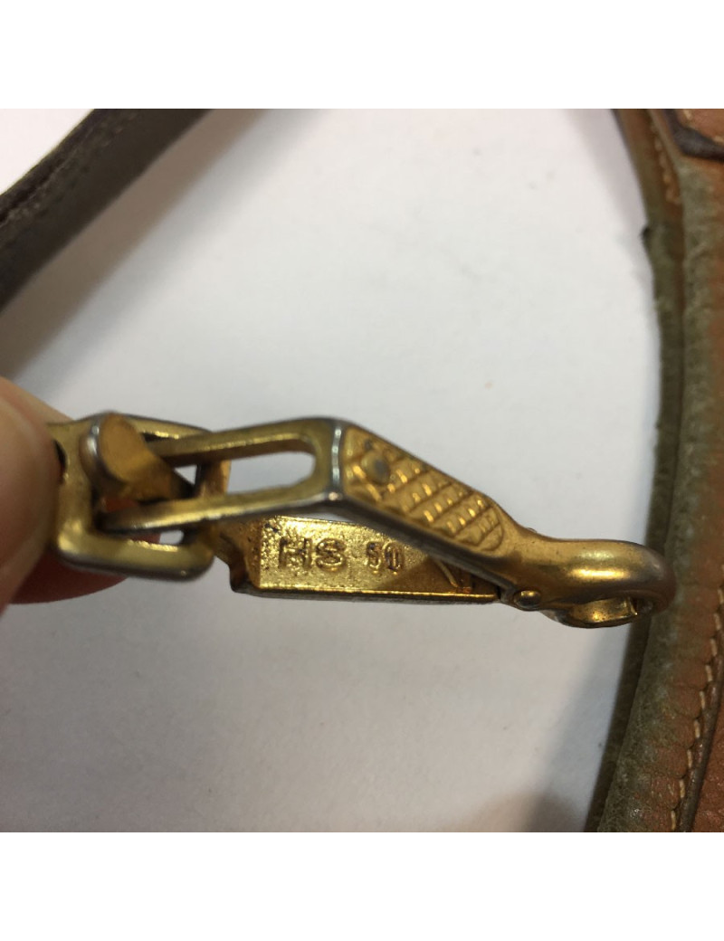 HERMÈS vintage Trim bag gold grained leather