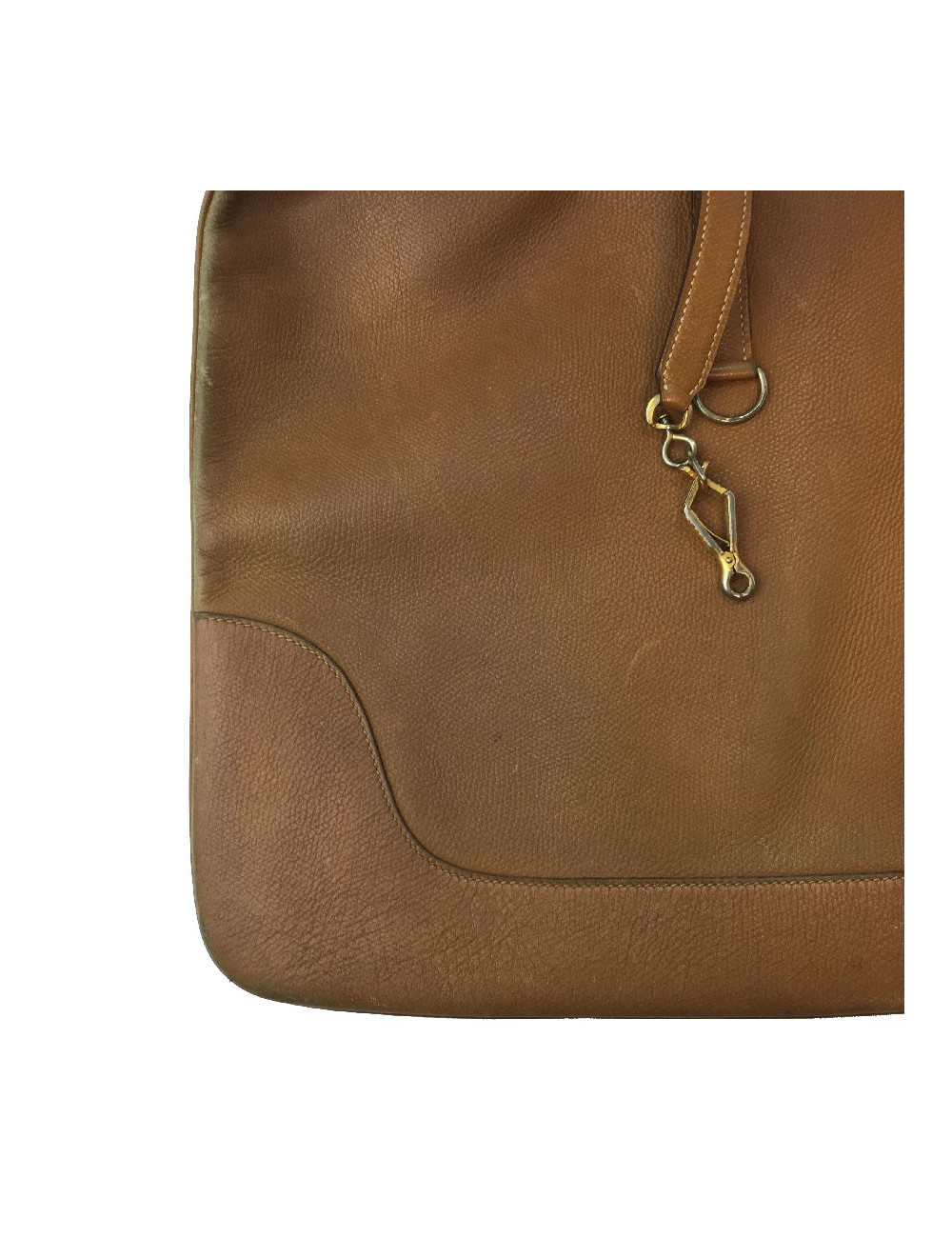 HERMÈS vintage Trim bag gold grained leather