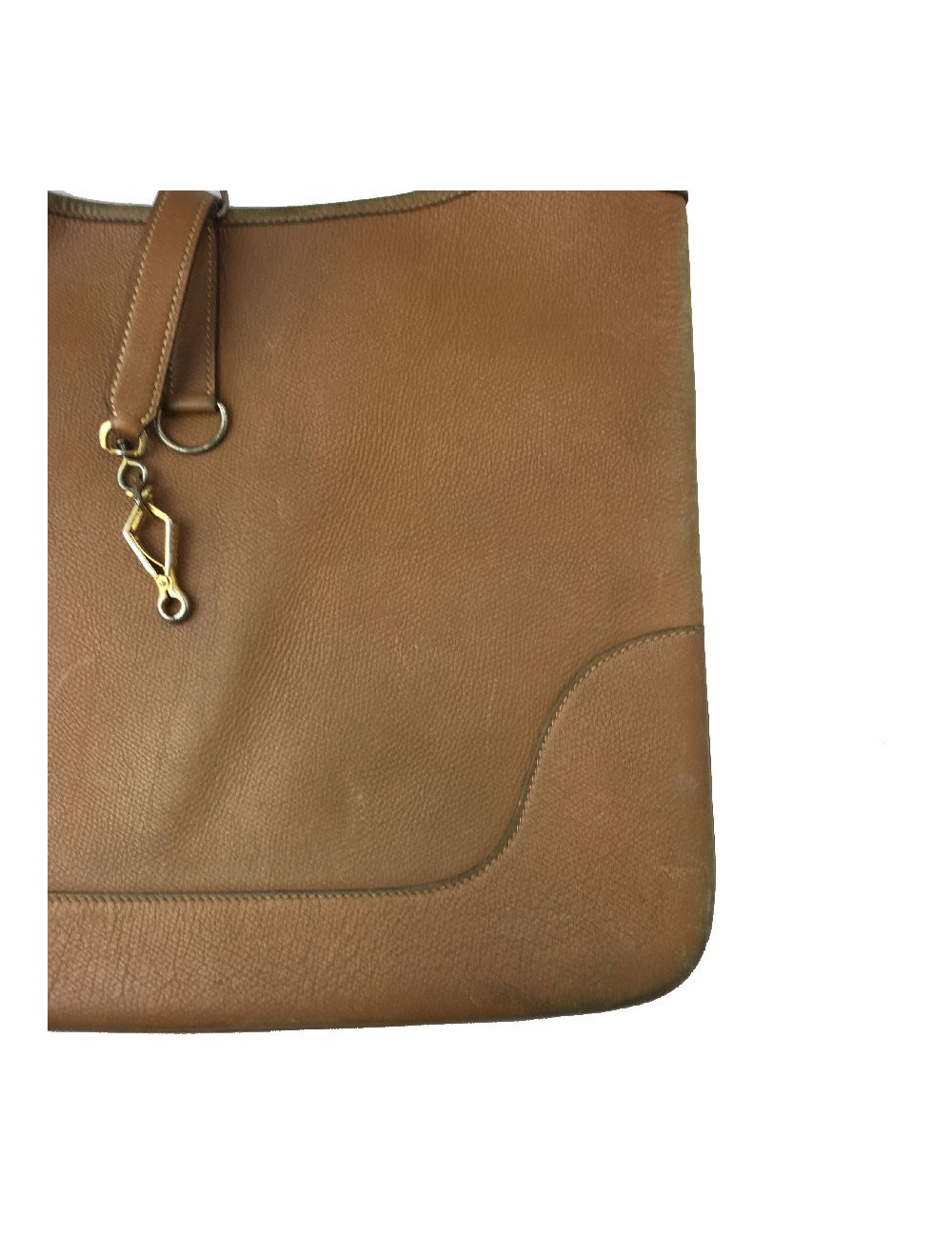 HERMÈS vintage Trim bag gold grained leather