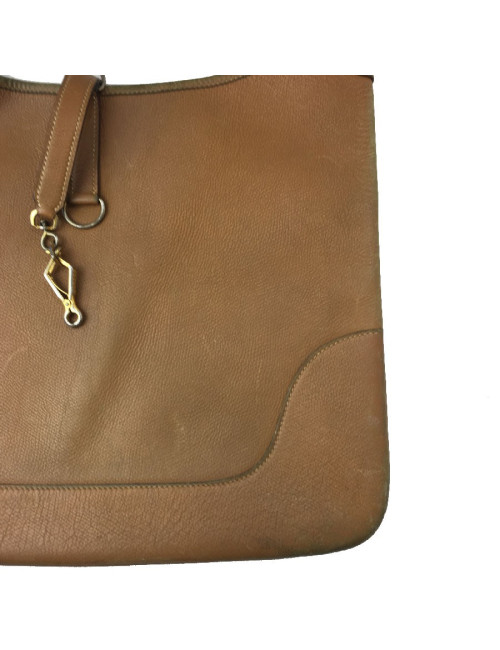 HERMÈS vintage Trim bag gold grained leather