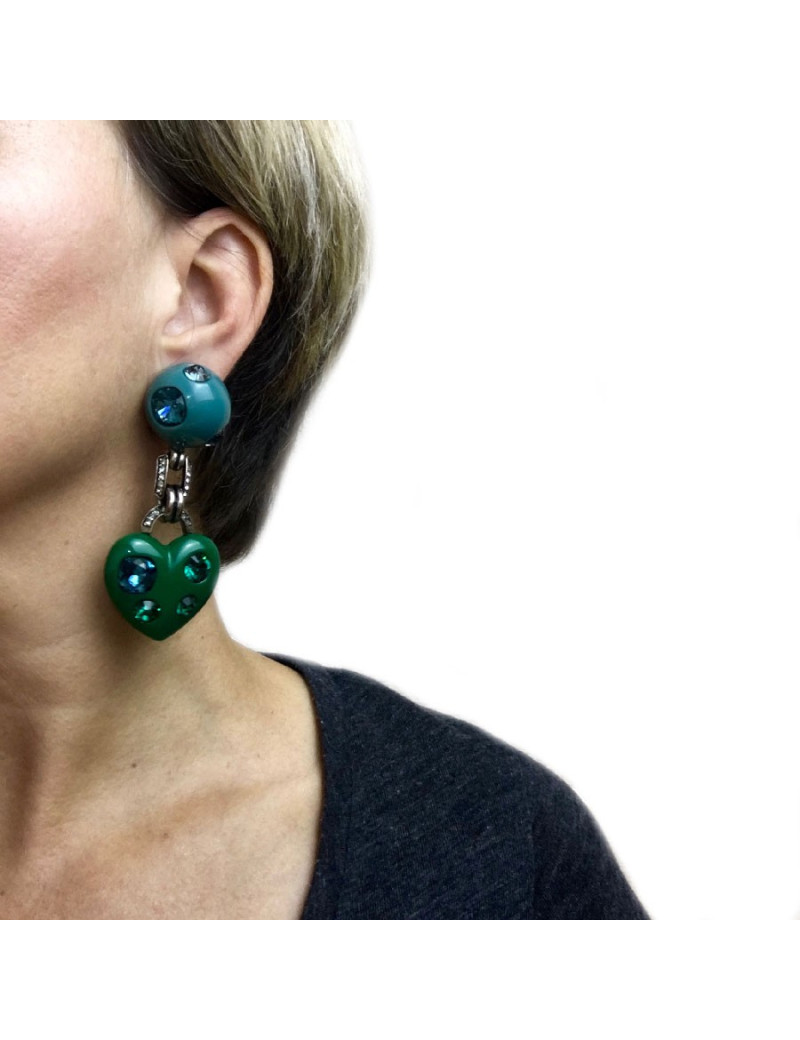 Boucles d'oreille Clips LANVIN par ALBERT ELBAZ