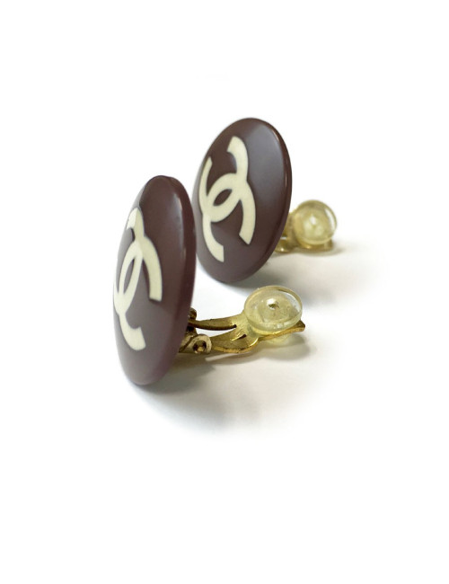 Boucles d'oreille clips CHANEL Vintage