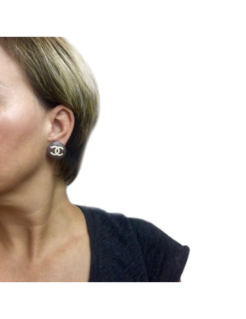Boucles d'oreille clips CHANEL Vintage