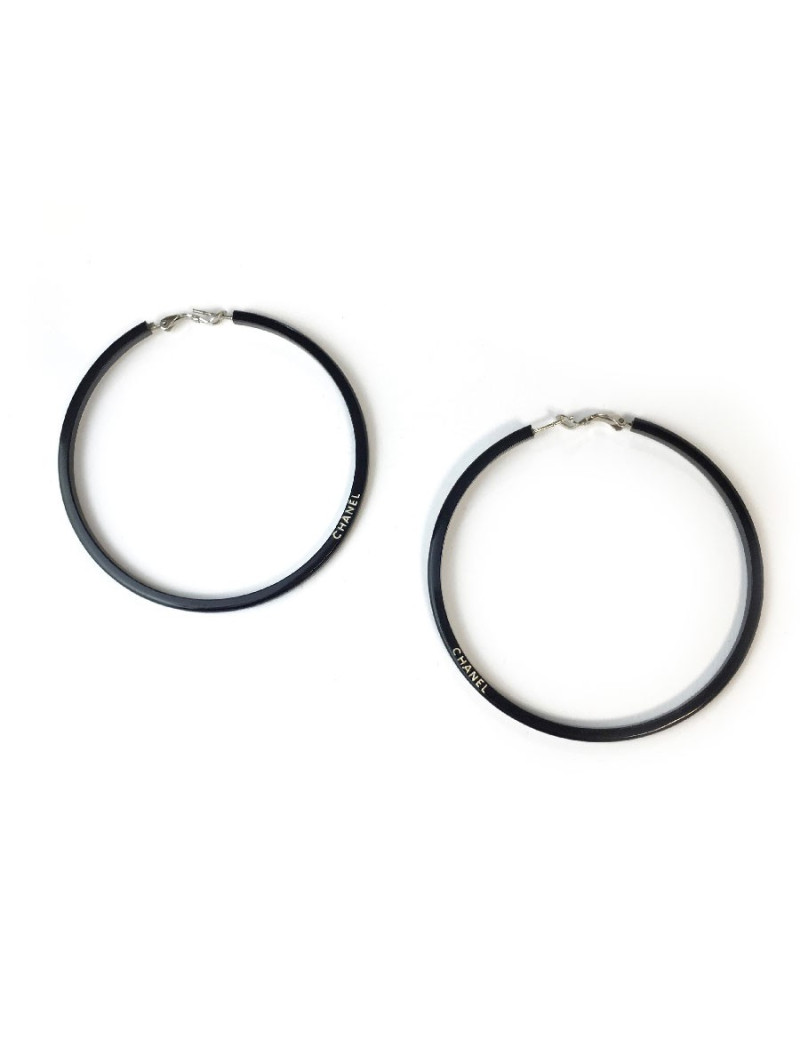 Boucles d'oreille créoles CHANEL