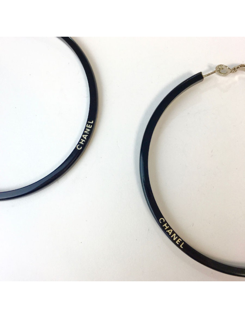 Boucles d'oreille créoles CHANEL