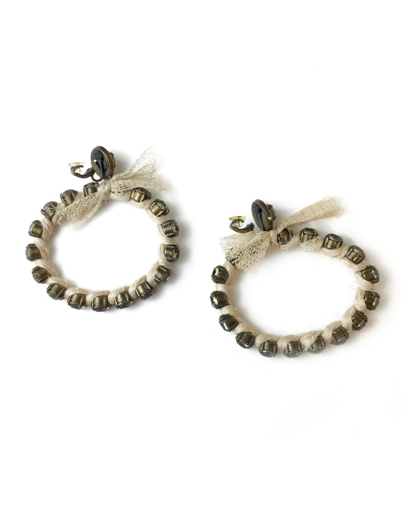 Boucles d'oreille clips LANVIN par ALBERT ELBAZ