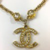 CHANEL vintage chain necklace in gilt metal
