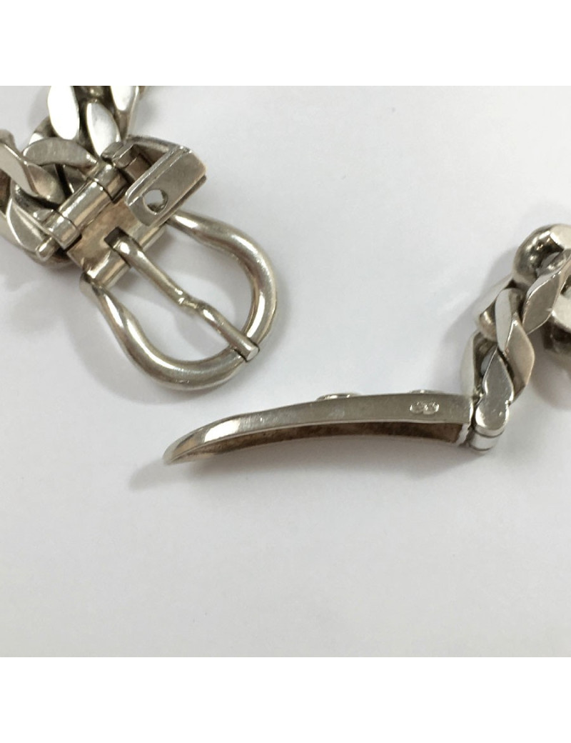 Collier HERMES argent 