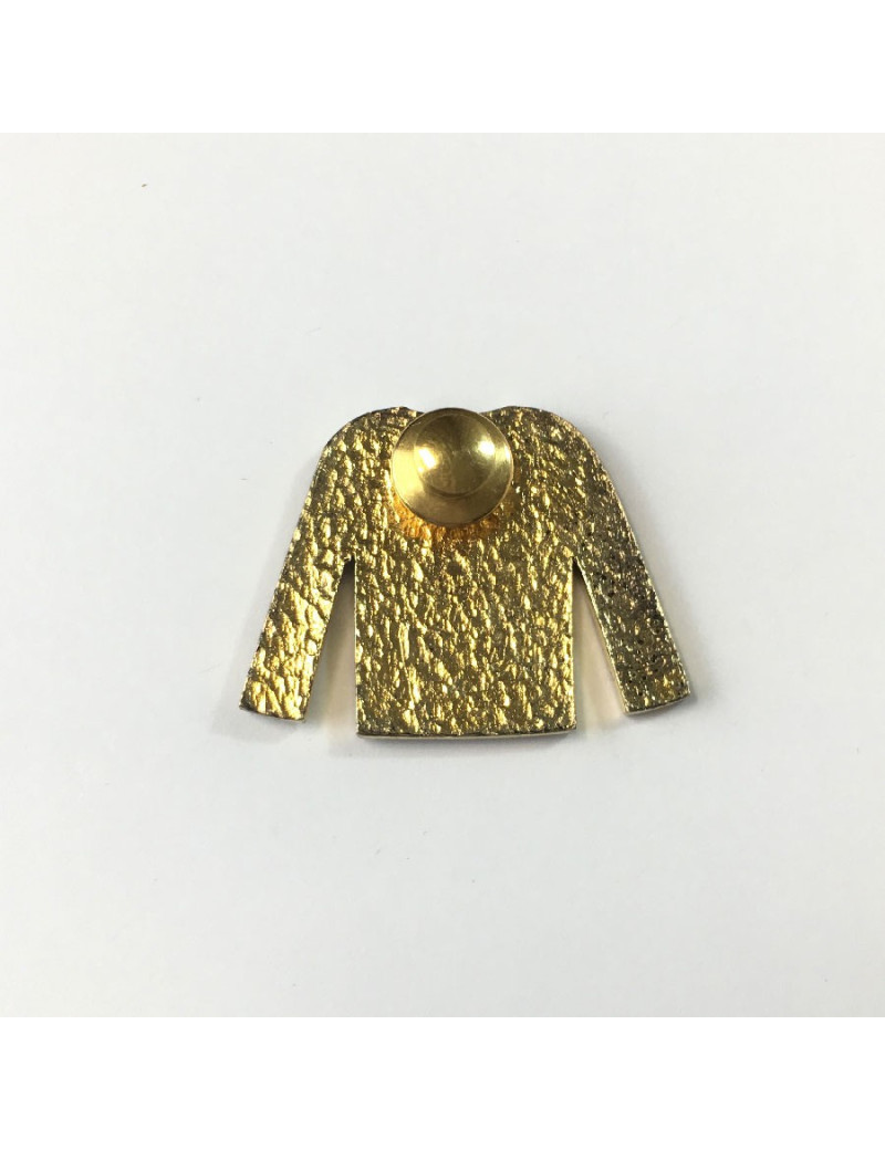 A REPARER Pin's CHANEL  petite veste émail vert