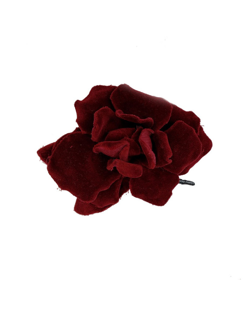 Camélia CHANEL en velours 