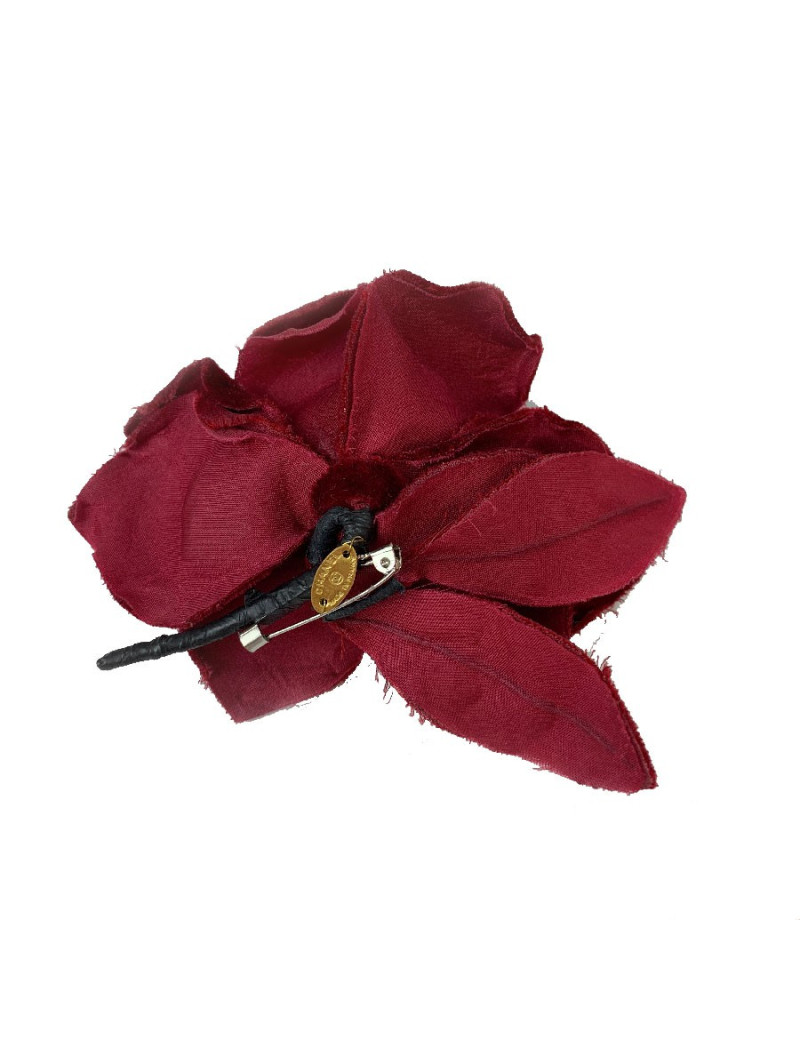 Camélia CHANEL en velours 