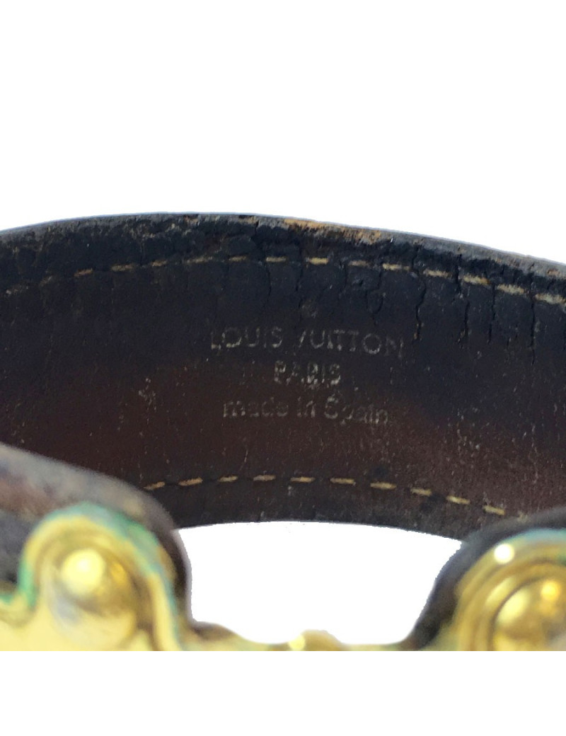 Bracelet LOUIS VUITTON toile monogram marron