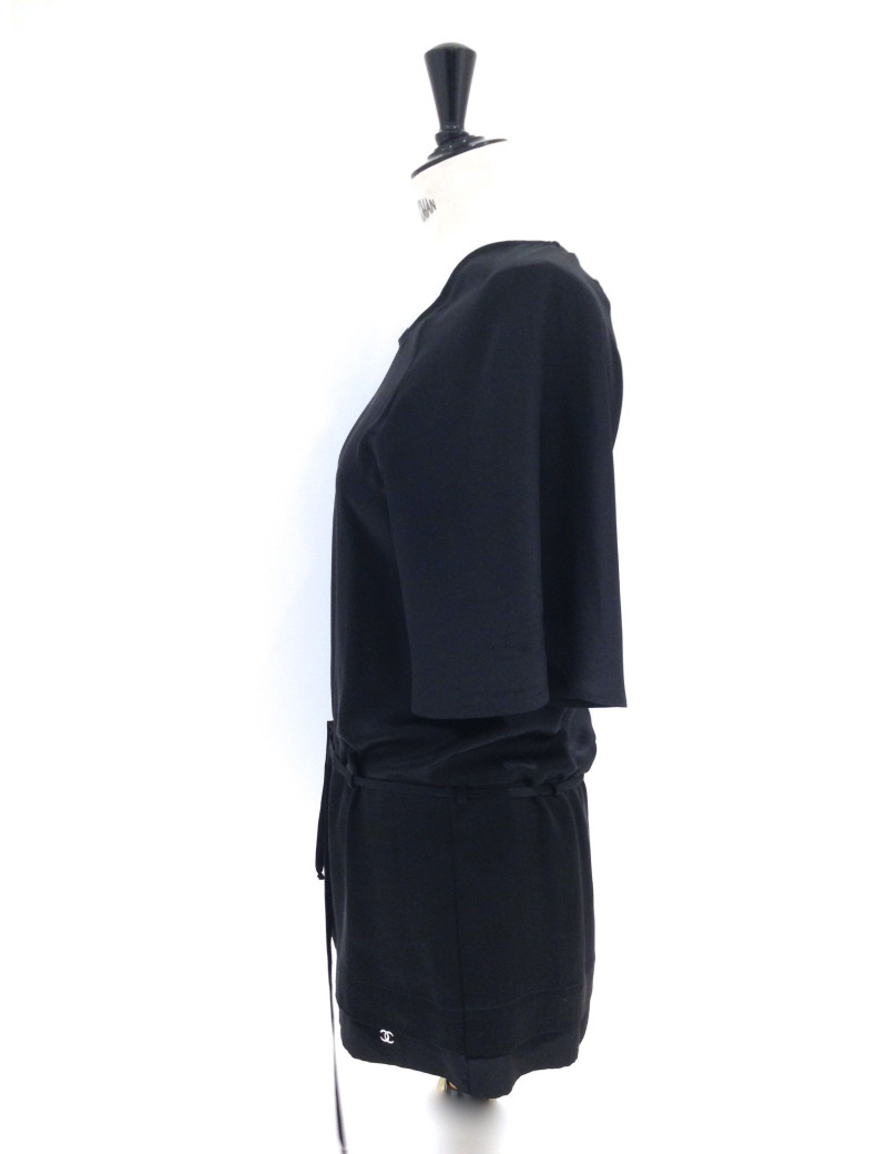 Top CHANEL en soie T 40