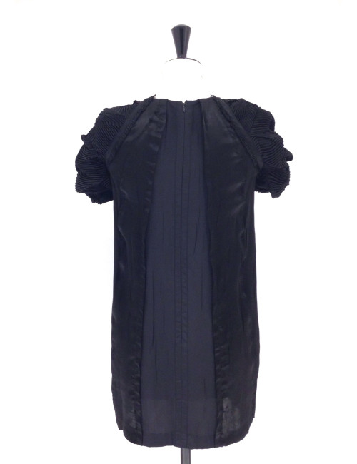 Robe PRADA soie noire T 40