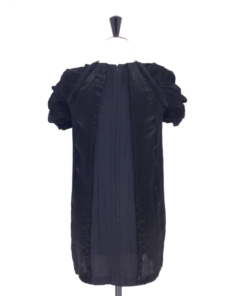 Robe PRADA soie noire T 40